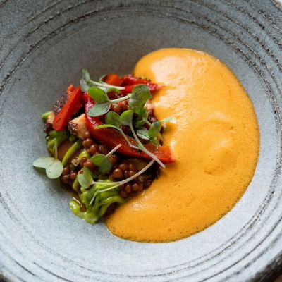Padron peper | Paprika | Dragon | Gerookte amandel
